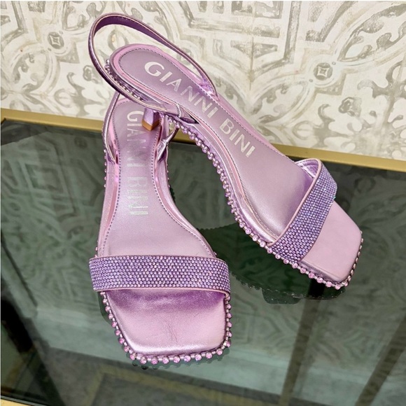 Gianni Bini Shoes - Gianni Bini Elena Bling Studded Detail Low Slingbacks, SZ 6.5 NWOB